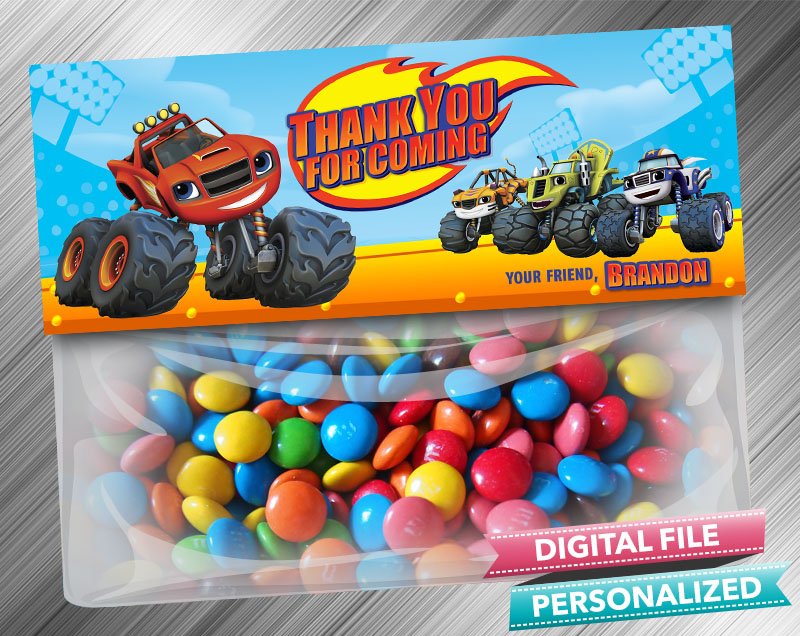 Blaze - Favor Bag Toppers - preview2