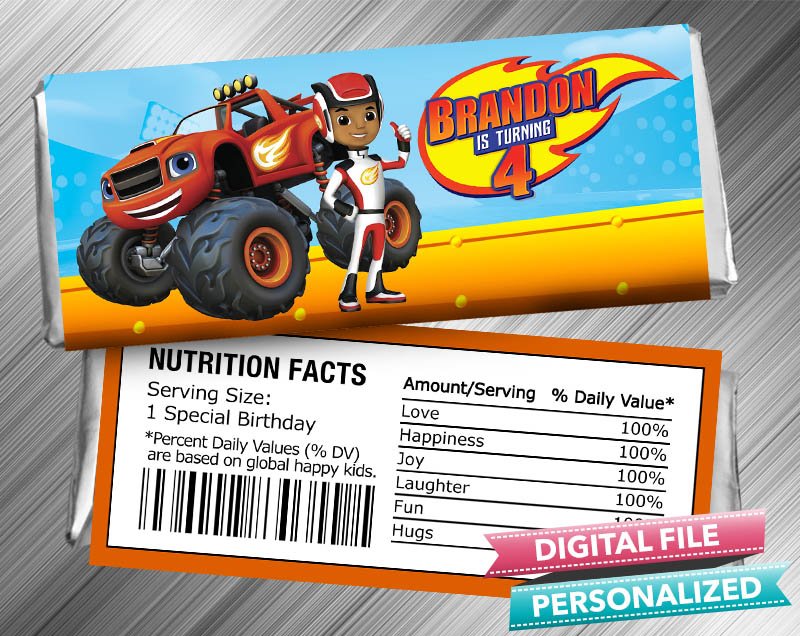 Blaze - Hershey Wrapper - preview1