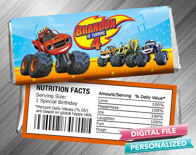 Blaze - Hershey Wrapper - preview2