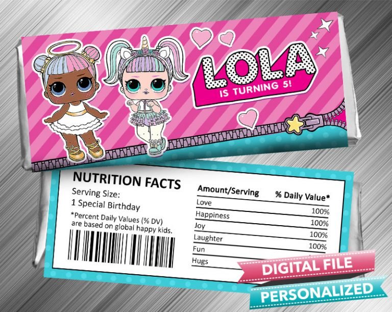 LOL Surprise Doll - Birthday Invitation and Printable Party Decoration ...