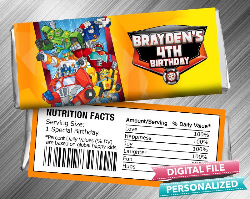 RescueBots - Hershey Wrapper - preview1