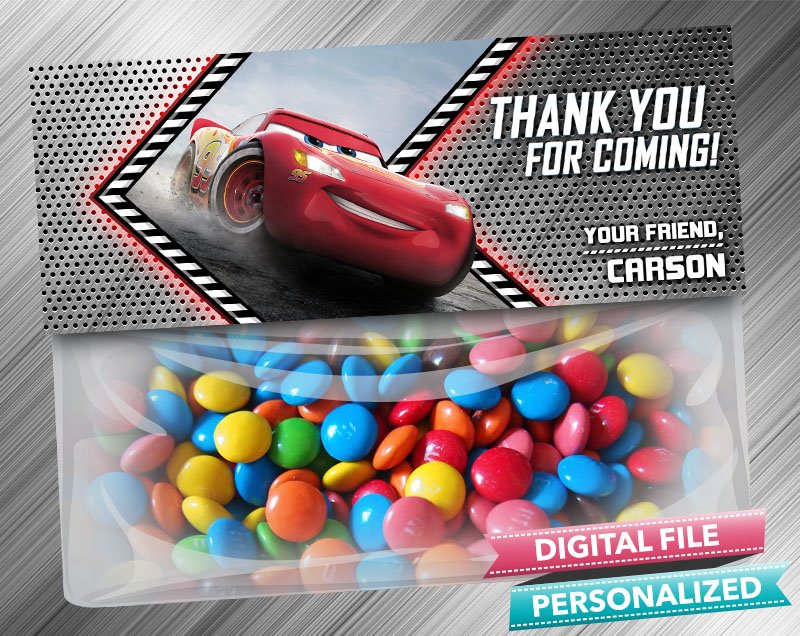 Cars3 - Favor Bag Toppers - preview2