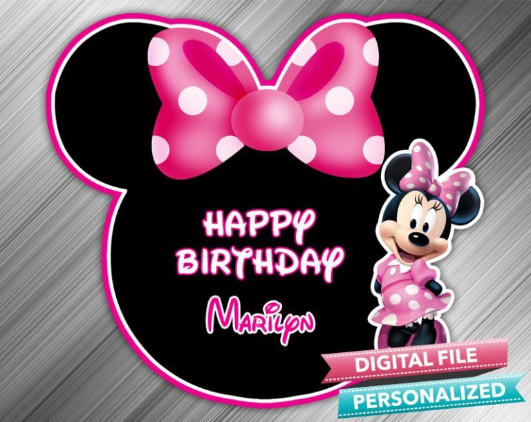 Minnie Birthday Sign