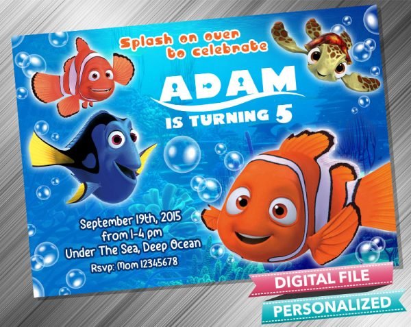 Finding Nemo Invitation