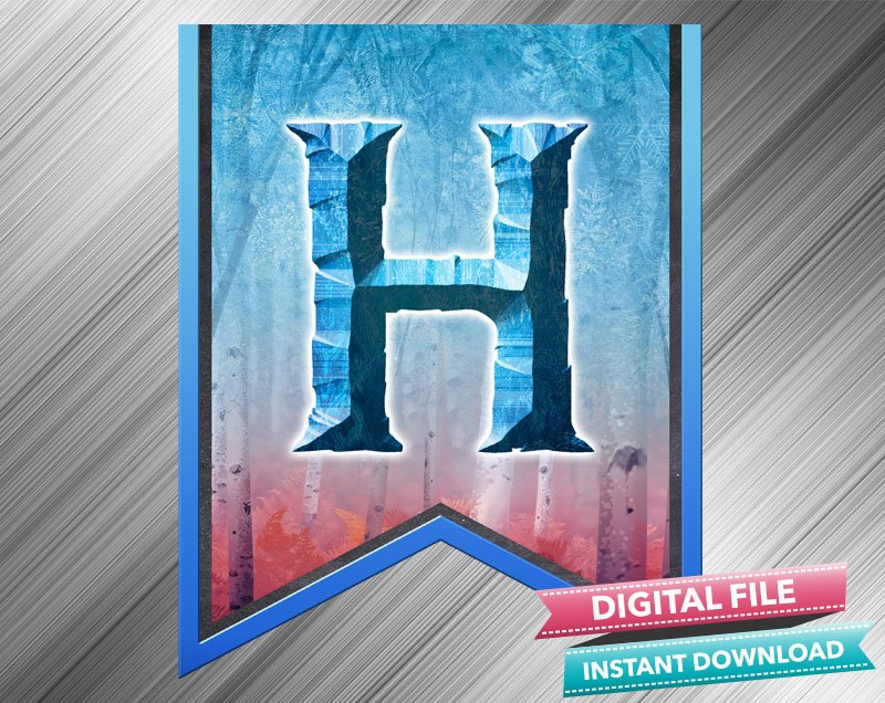 Frozen - Birthday Banner - preview2Z Olaf Frozen 2 Birthday Banner