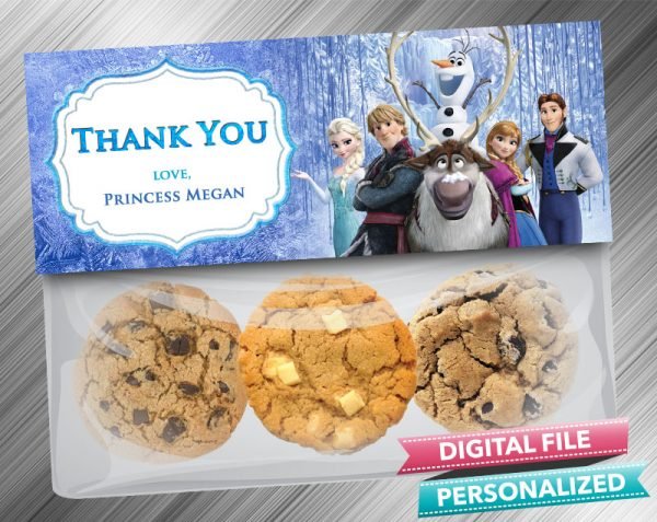 Frozen Favor Bag Toppers Treat Bag Birthday
