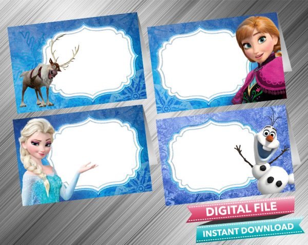 Frozen Food Tent Label