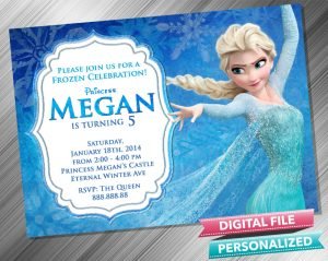 Frozen Elsa Invitation