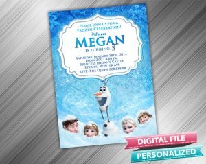 Frozen Birthday Invitation